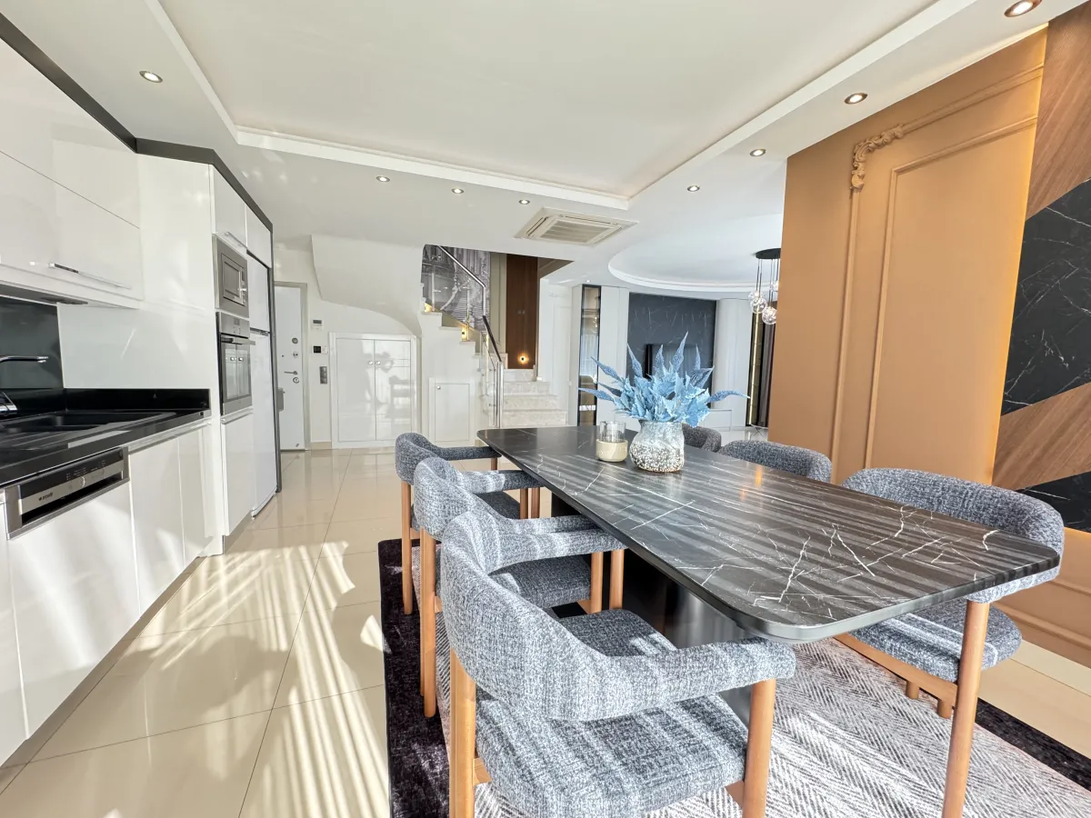 KONAK SEASIDE FULL AKTİVİTE MUHTEŞEM MANZARALI 3+1 DUBLEKS DAİRE - Görsel 8
