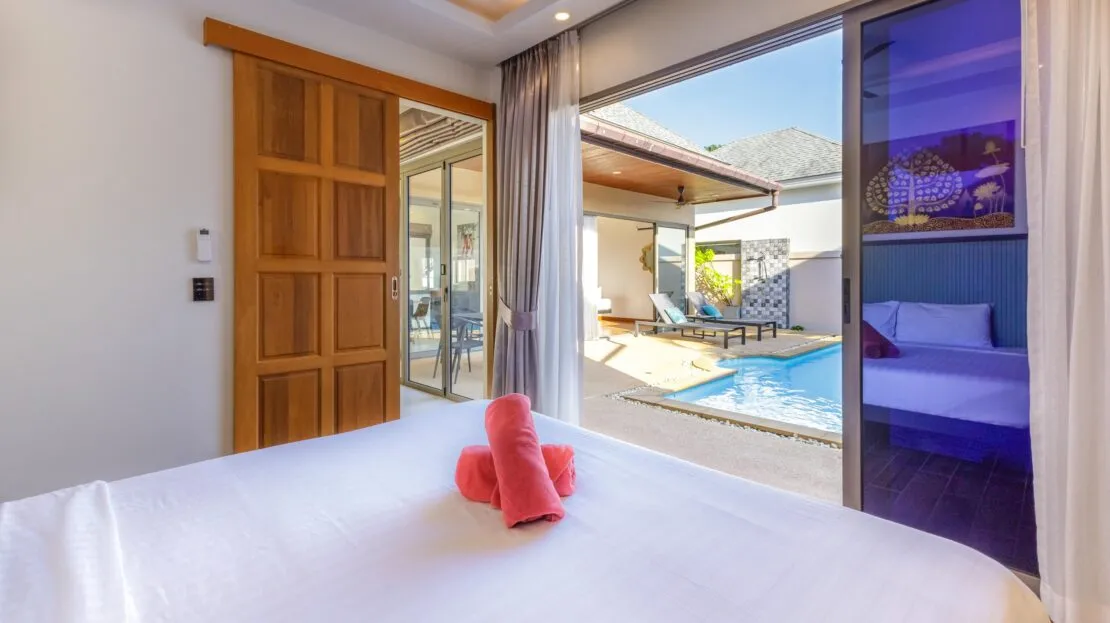 Rawai'de Bali Konseptli Havuzlu Villa - 2 Yatak Odalı - Görsel 15