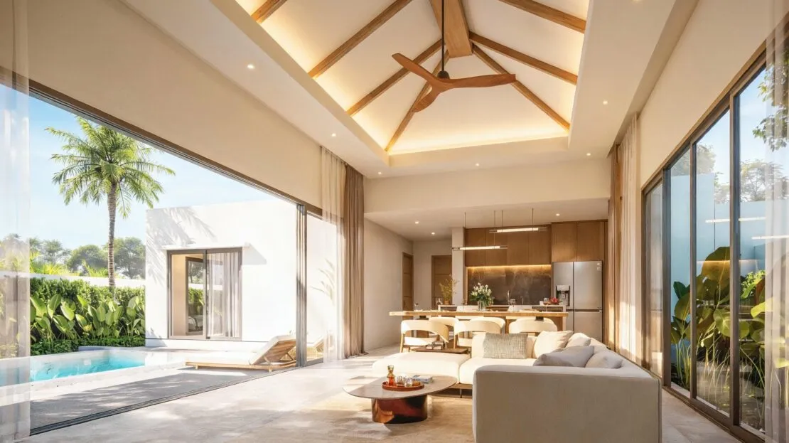 Luxurious Tropical Pool Villa 3 Bedrooms in Thalang (Pre-Sale) - Görsel 9