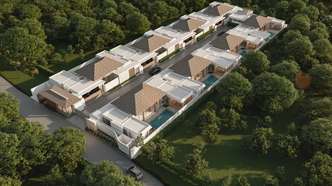 Luxurious Tropical Pool Villa 3 Bedrooms in Thalang (Pre-Sale) - Görsel 14